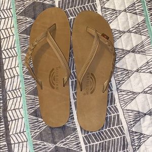 Rainbow Flirty Brandy Flip Flops